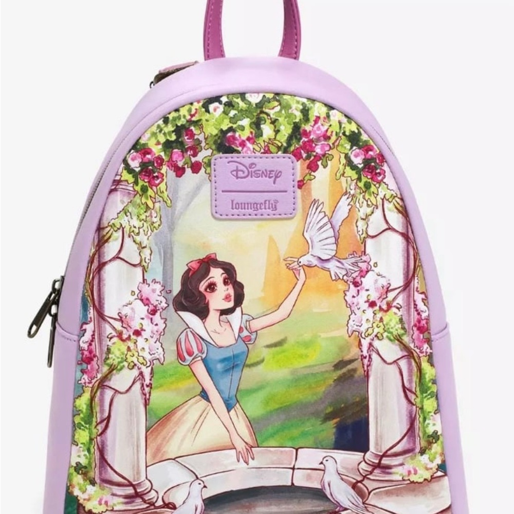 Loungefly Disney Snow White Wishing Well Portrait Backpack NWT